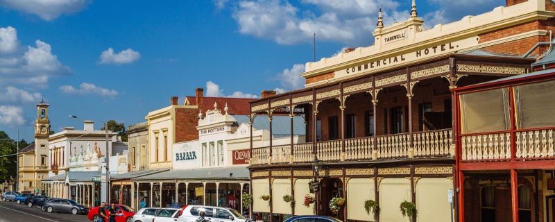 The historic town of Beechworth